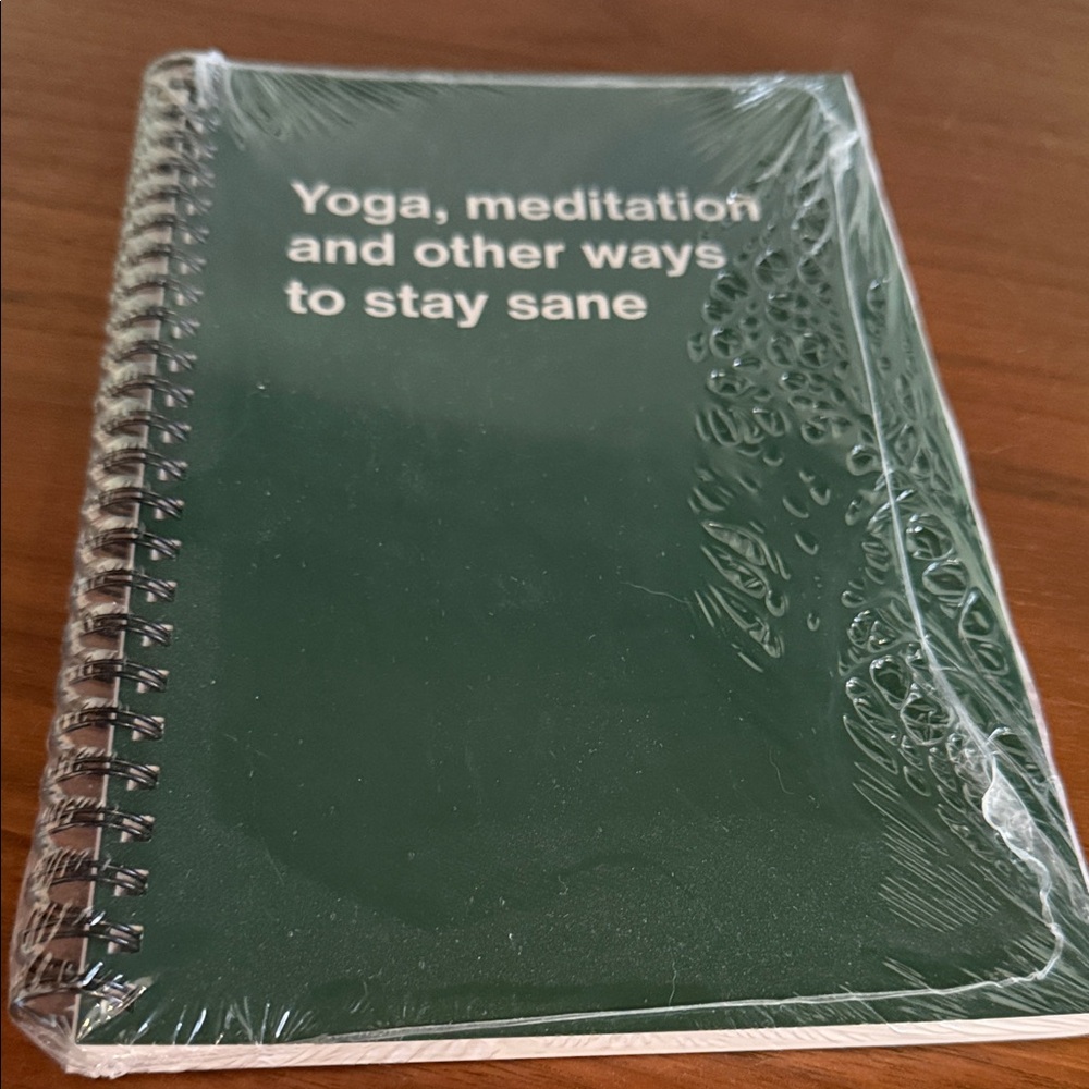WTF Notebooks Green Spiral Notebook for Home Office